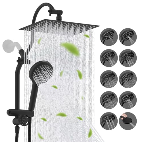 High Pressue All Metal 12" Rainfall Shower Head