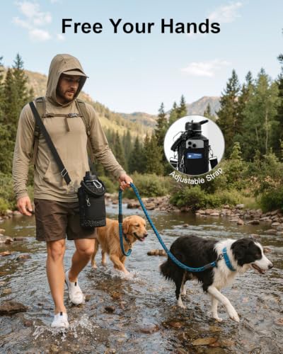 64 oz Water Bottle Stainless Steel with 3 Lids