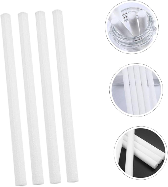 50pcs Perfume Diffuser Sticks for Humidifiers and Car Absorbent Replacement Wicks Volatile Fragrance Diffuser Sticks for Lasting - AquaVibe