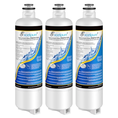 RWF6100A Refrigerator Water Filter Replacement For Bosch Ultra Clarity Pro BORPLFTR50 (3 Count)