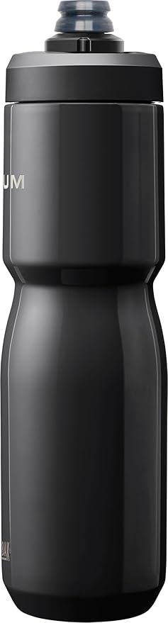 CamelBak Podium Steel Insulated Stainless Steel Bike Water Bottle Black, 22oz