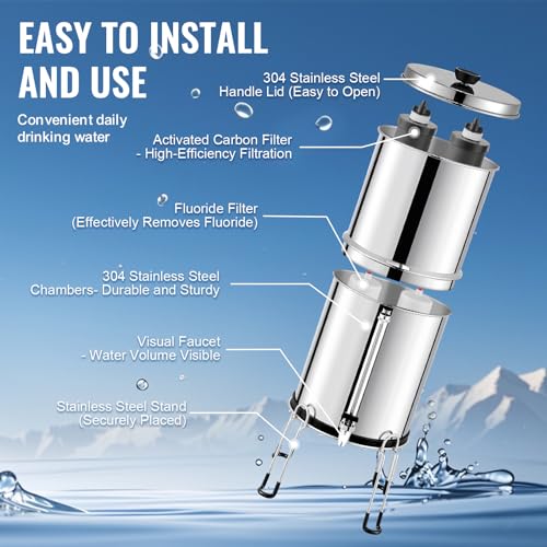 Gravity fed Water Filter System