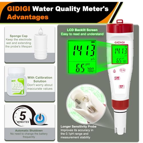 pH Meter for Hydroponic Water