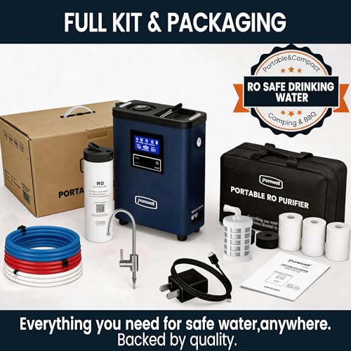 Portable Electric RO Water Filter System with UV Light