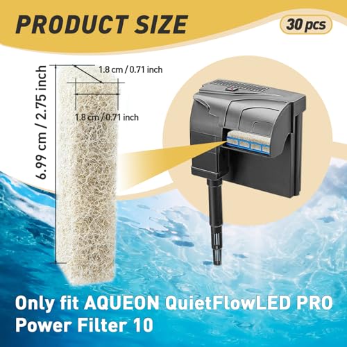 30 Count Ammonia Reducer Filter Pads for Aqueon