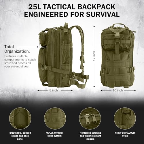 Survival Kit Survival Gear and Equipment 258 PCS with Water Filter