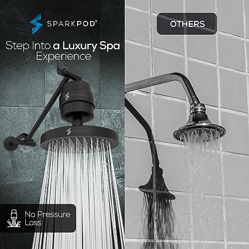 Filtered Shower Head & 11" Shower Arm