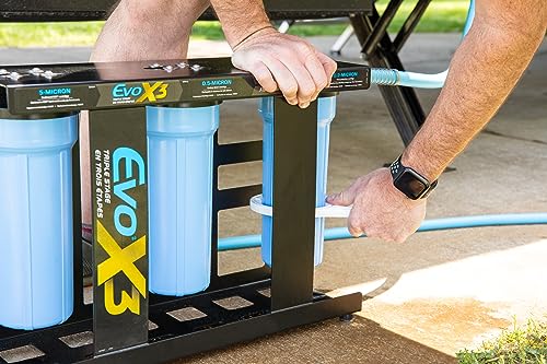 Evo X3 Triple Stage Premium RV Water Filter Kit
