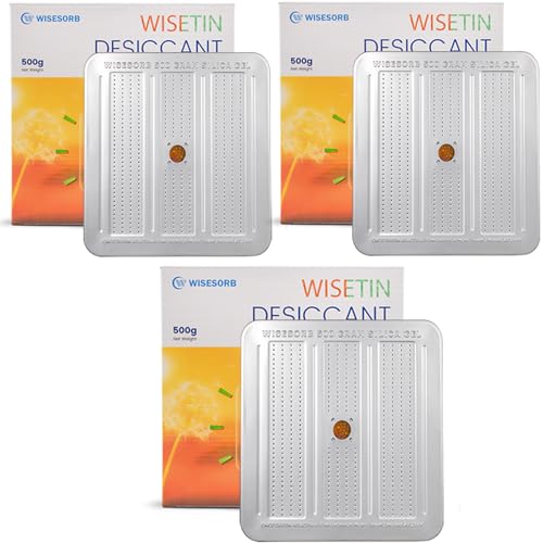 3 Packs 500 Gram Desiccant Canisters