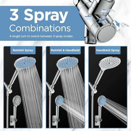 Dual Filtered Shower Heads Combo