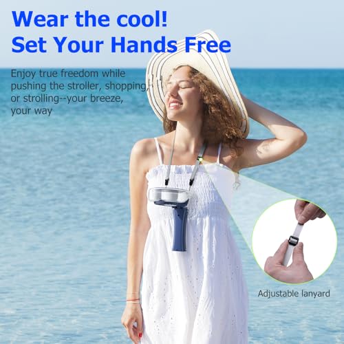Upgraded Handheld Misting Fan