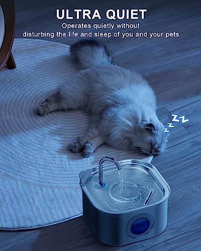 Cat Water Fountain Stainless Steel (9 Count)