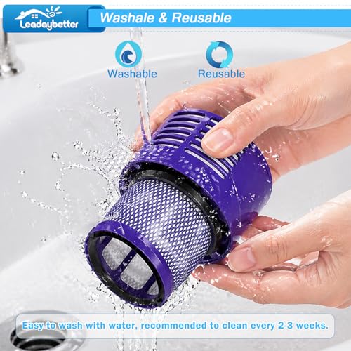 V10 Vacuum filter replacement for Dyson Cyclone Animal (4 Count)