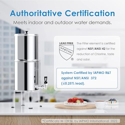 TK S Gravity Water Filter System