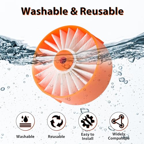 4 Pack Upgraded N858184 HEPA Filters Replacement Compatible with Craftsman V20 Cordless Stick Vacuum CMCVS001D1 (4 Count)
