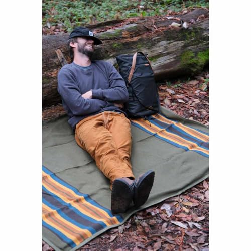 Waxed Canvas Camping Blanket & Bedroll