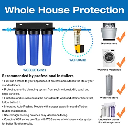 WSP100ARB Spin Down Sediment Water Filter