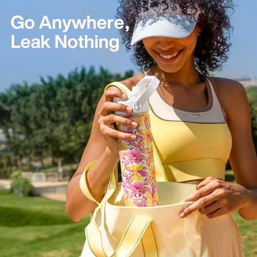 Insulated Water Bottle with Straw Stainless Steel Water Bottle