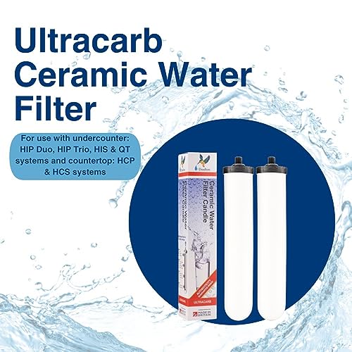 W9123053 9501 10" UltraCarb NSF Certified BSP Thread Ceramic Filter Candle Element Cartridge