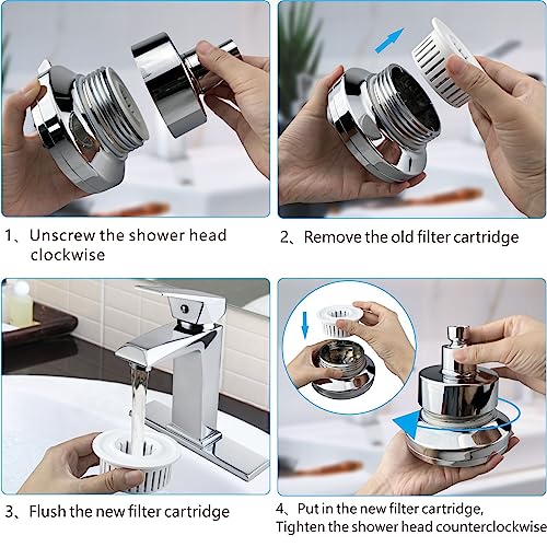 2 Pack Shower Filtered Cartridges