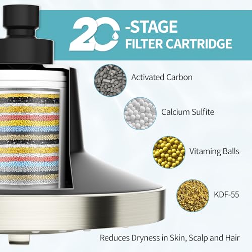 7 Inch Filtered Shower Head