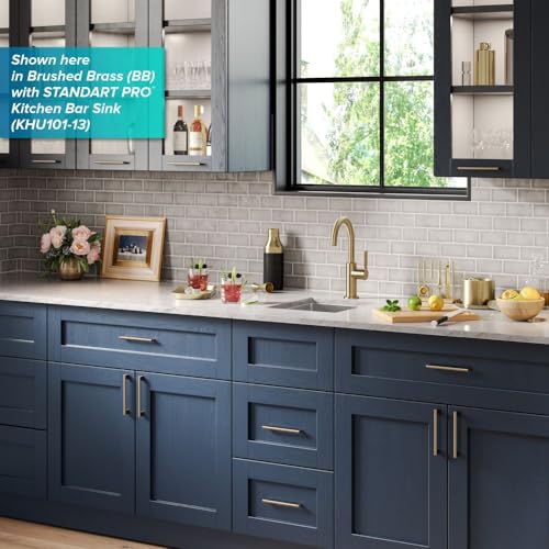 Oletto Single Handle Kitchen Bar Faucet in Matte Black