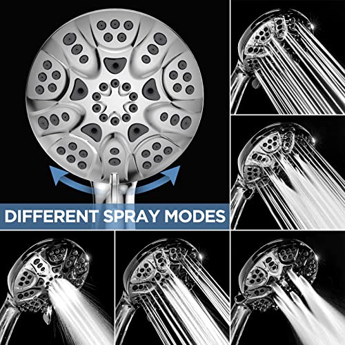 6 Mode High Pressure Handheld Shower Head Set