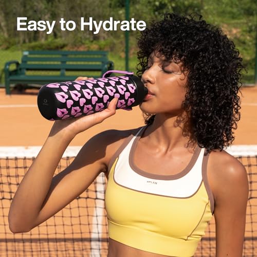Insulated Water Bottle with Straw Stainless Steel Water Bottle