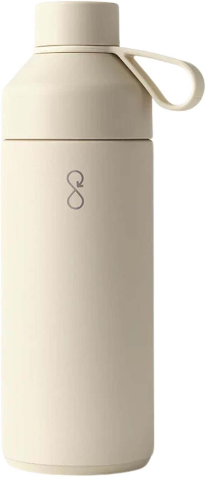 Ocean Bottle Big 34 oz | Stainless Steel Water Bottle | Reusable & Sustainable | Keeps Drinks Cold & Hot | Eco Friendly Gift (Sand Stone)