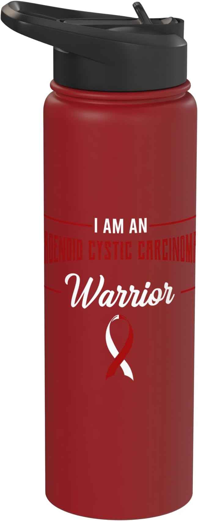 I Am A Warrior Adenoid Cystic Carcinoma ACC Adenoidcystic Stainless Steel Insulated Water Bottle