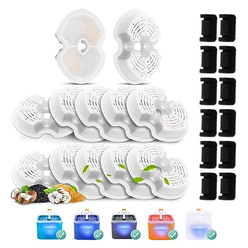 12 Pack Replacement Filters & Pump Sponges for 67oz