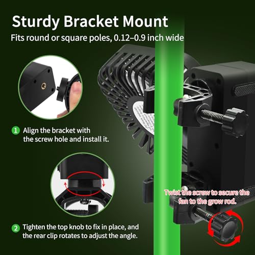 6" Grow Tent Clip Fan