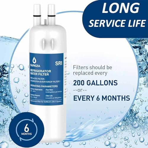 Refrigerator Water Filter Compatible with Everydrop® Filter 1 (3 Count)