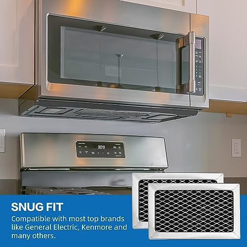 W10845250 W10892387 Microwave Charcoal Grease Filter Replaces for Whirlpool