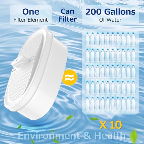 WD-PF-01A Plus Replacement Filter for All Waterdrop Pitcher Filtration (4 Count)