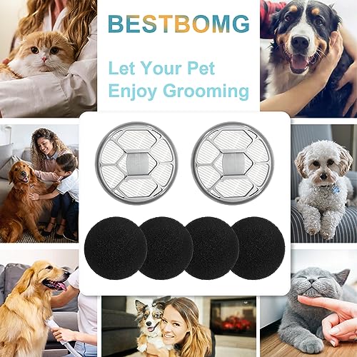 Hepa Sponge Filter for Oneisall &Afloia &Homeika Pet Grooming Kit Vacuum (2 Count)