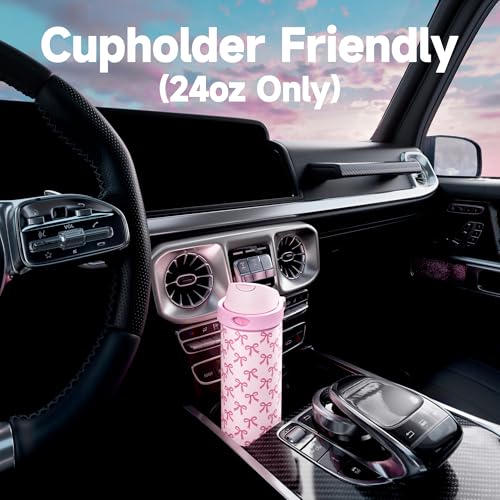 24 oz Insulated Water Bottle for Women