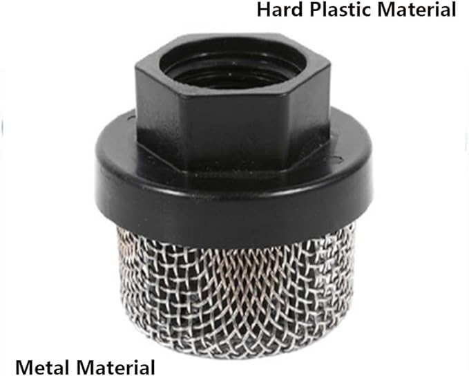 Hose Inlet Strainer Filter Inlet Suction Strainer Mesh Filter Suction Hose Strainer Garden Hose Strainer Filter Sprayer Filter, 3/4 inch