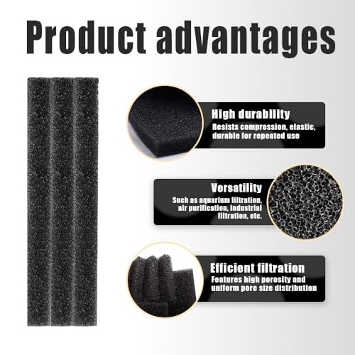 40PPI Sponge Pump Filter Sponge Replacement AeroGarden Pump Filter Accessories