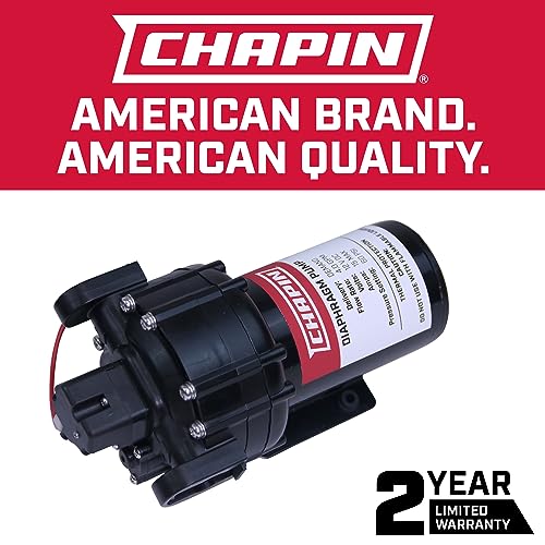 6-9215 12V/4.0 GPM 60 PSI Self-Priming Diaphragm Water Pump for ATVs, Marine, Boating, Water Supply, Camping, RV Recreation & Boom Spray Systems