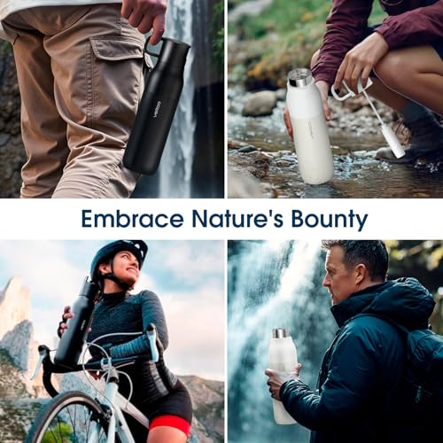 S2 25oz Insulated Stainless Steel Filtered Water Bottle with Straw