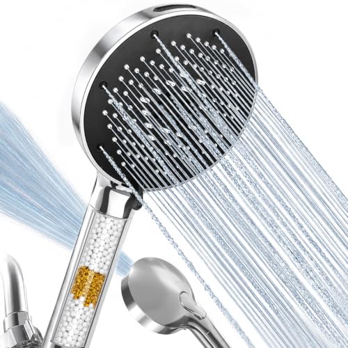High Pressure Filtered Handheld Shower Head 9 Spray（1 filter）