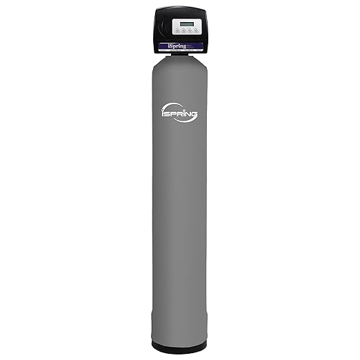 iSpring WCFM500K Whole House Water Filtration System for Iron, Manganese & Hydrogen Sulfide Removal, Well Water Compatible, Set & Forget, Lasts up to 10 Years