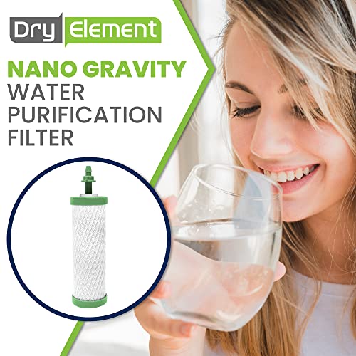 High Capacity Nano Gravity Water Purification Filter Replacement that Outperforms BB9