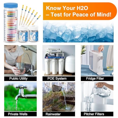 Drinking Water Test Strips 150 + 2 Bacteria Tester Kits