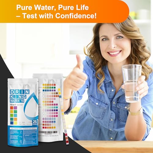 Complete Water Testing Kits for Drinking Water 25 Strips Bag Pack 16 in Well (25 Count)