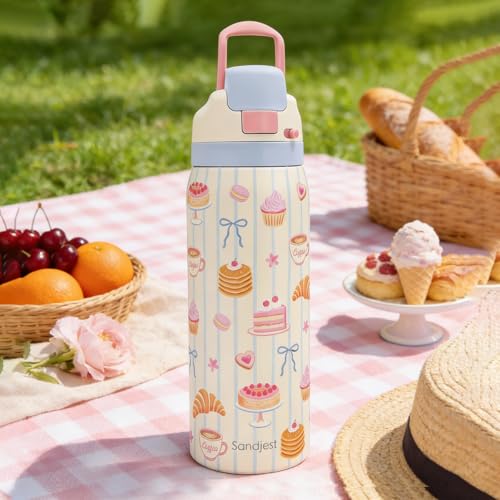 Desserts Stainless Steel Water Bottle