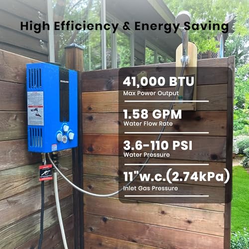 BE158L Tankless Water Heater Propane