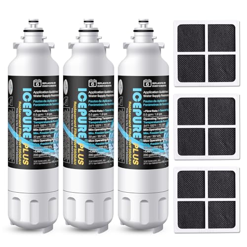 PLUS ADQ73613401 NSF53&42 Certified and LT120F Air Filter (3 Count)