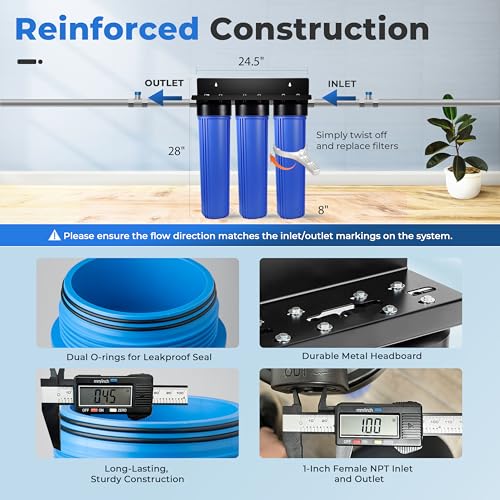SGS Tested Lead Removal Whole House Water Filter System